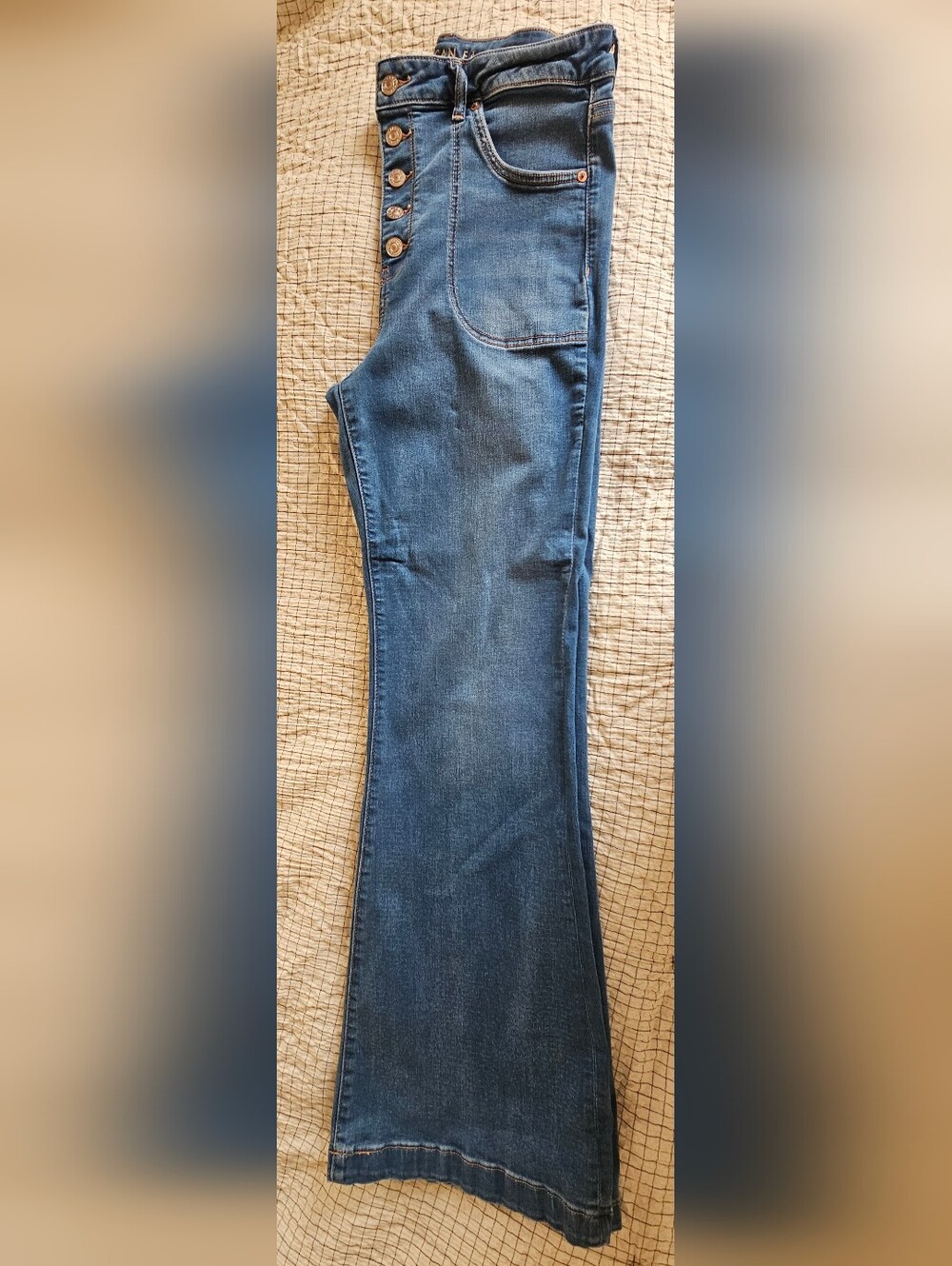 American Eagle High Rise Flare 14 Long